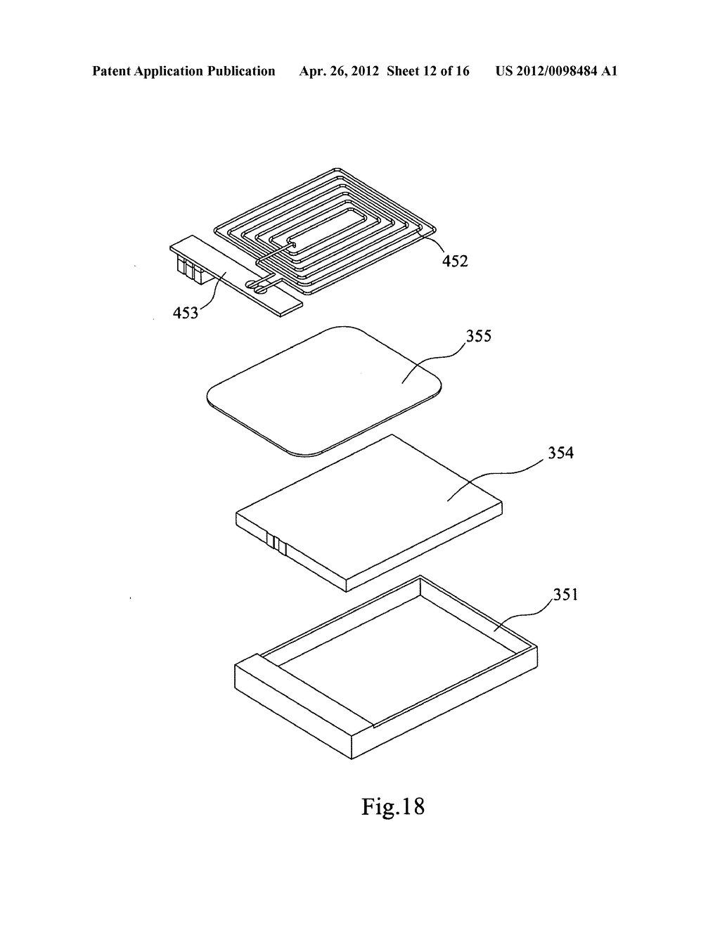 Wireless charging system, battery with wireless charging function and     electronic devices with the same - diagram, schematic, and image 13