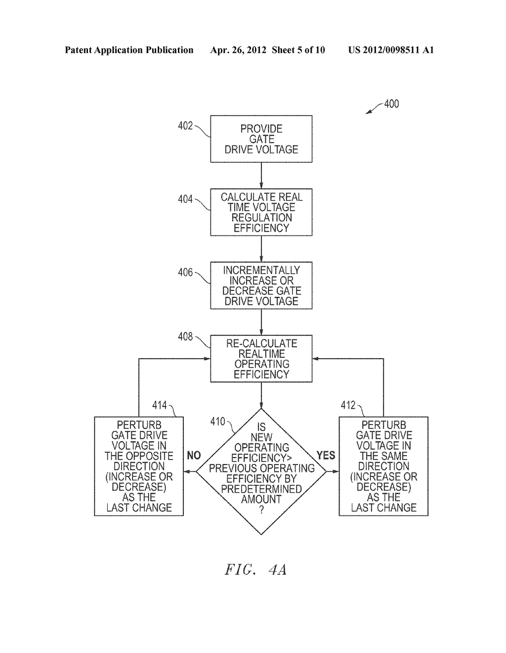 SYSTEMS AND METHODS FOR INTELLIGENTLY OPTIMIZING OPERATING EFFICIENCY     USING VARIABLE GATE DRIVE VOLTAGE - diagram, schematic, and image 06