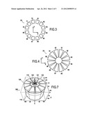 CYLINDRICAL PERMANENT MAGNET DEVICE GENERATING A CONTROLLED MAGNETIC FIELD     AT A DISTANCE FROM THE SURFACE THEREOF diagram and image