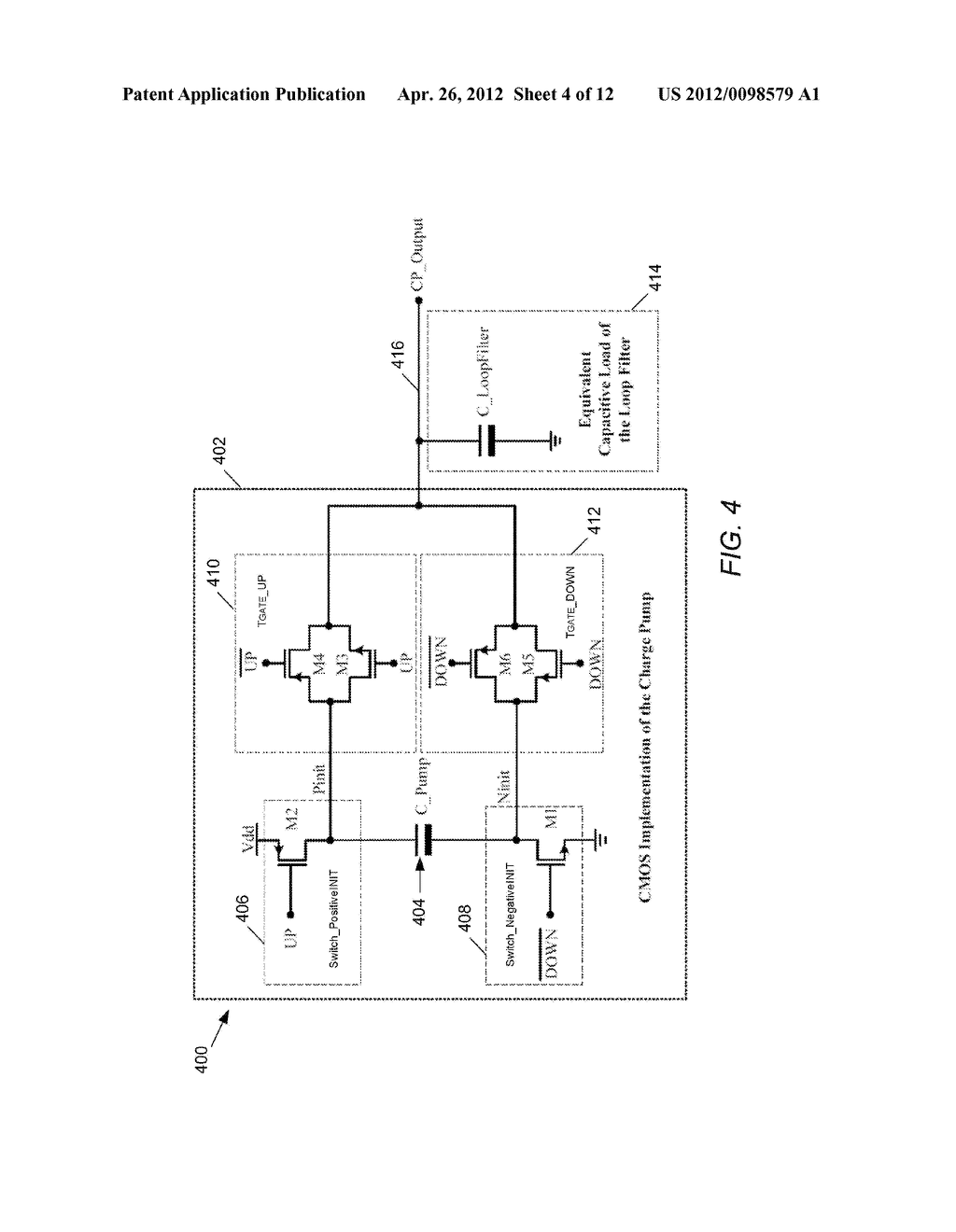 CHARGE-BASED PHASE LOCKED LOOP CHARGE PUMP - diagram, schematic, and image 05