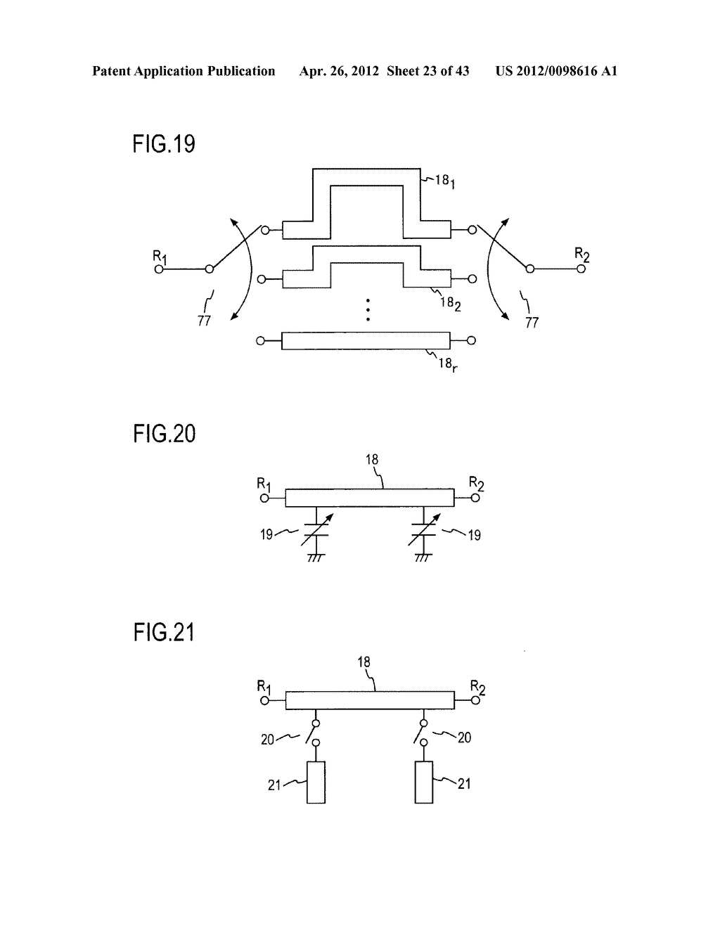 VARIABLE RESONATOR, TUNABLE FILTER, AND ELECTRIC CIRCUIT DEVICE - diagram, schematic, and image 24