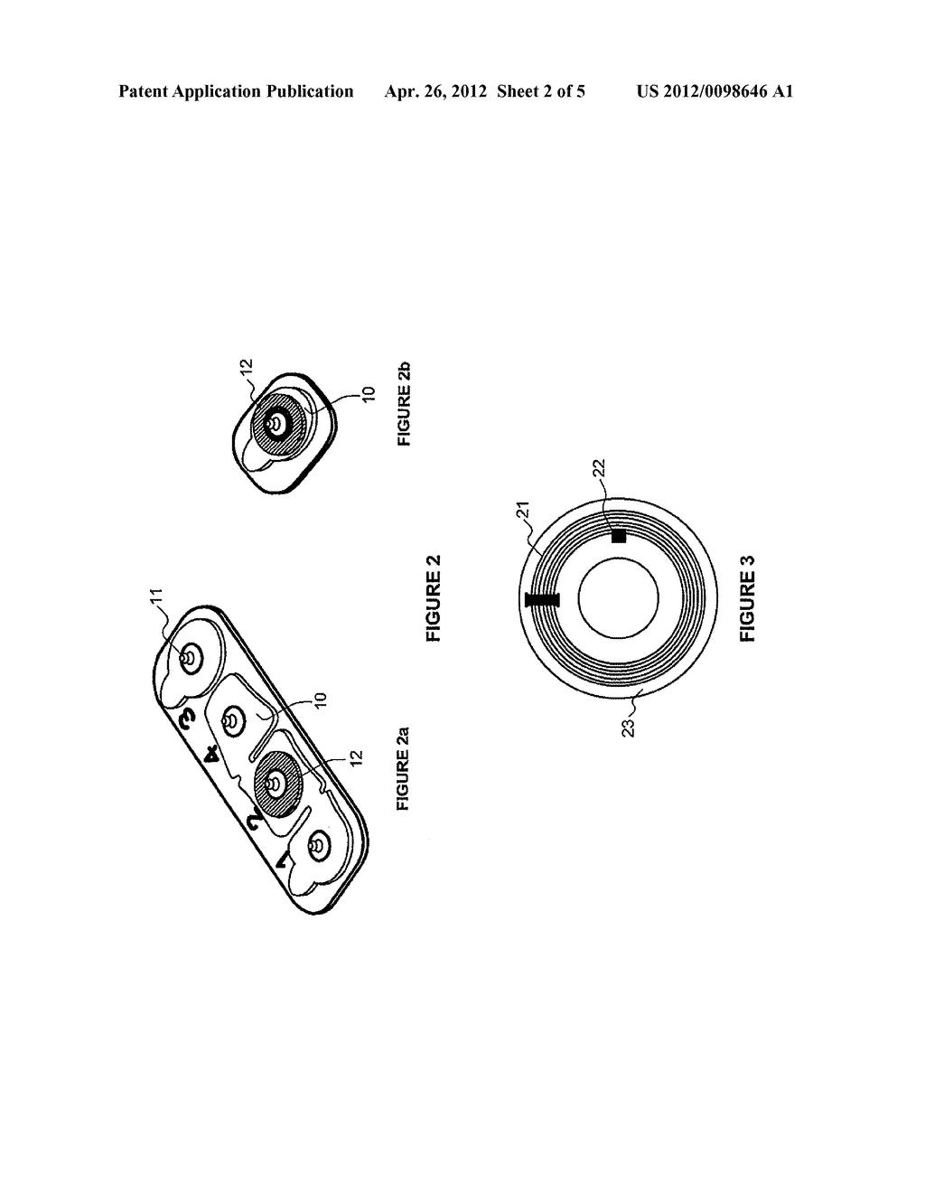 PHYSIOLOGICAL SENSOR SYSTEM WITH AUTOMATIC AUTHENTICATION AND VALIDATION     BY MEANS OF A RADIO FREQUENCY IDENTIFICATION PROTOCOL WITH AN INTEGRATED     RFID INTERROGATOR SYSTEM - diagram, schematic, and image 03