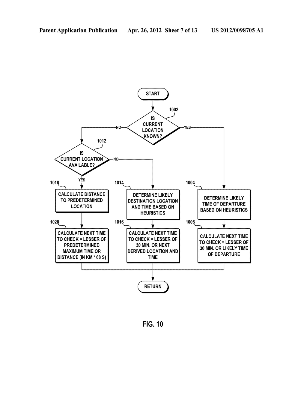 USE OF HEURISTIC DATA FOR SENDING MESSAGE FROM MOBILE COMPUTING DEVICE - diagram, schematic, and image 08