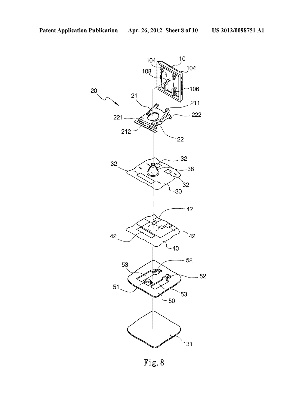 ILLUMINATED COMPUTER INPUT DEVICE - diagram, schematic, and image 09