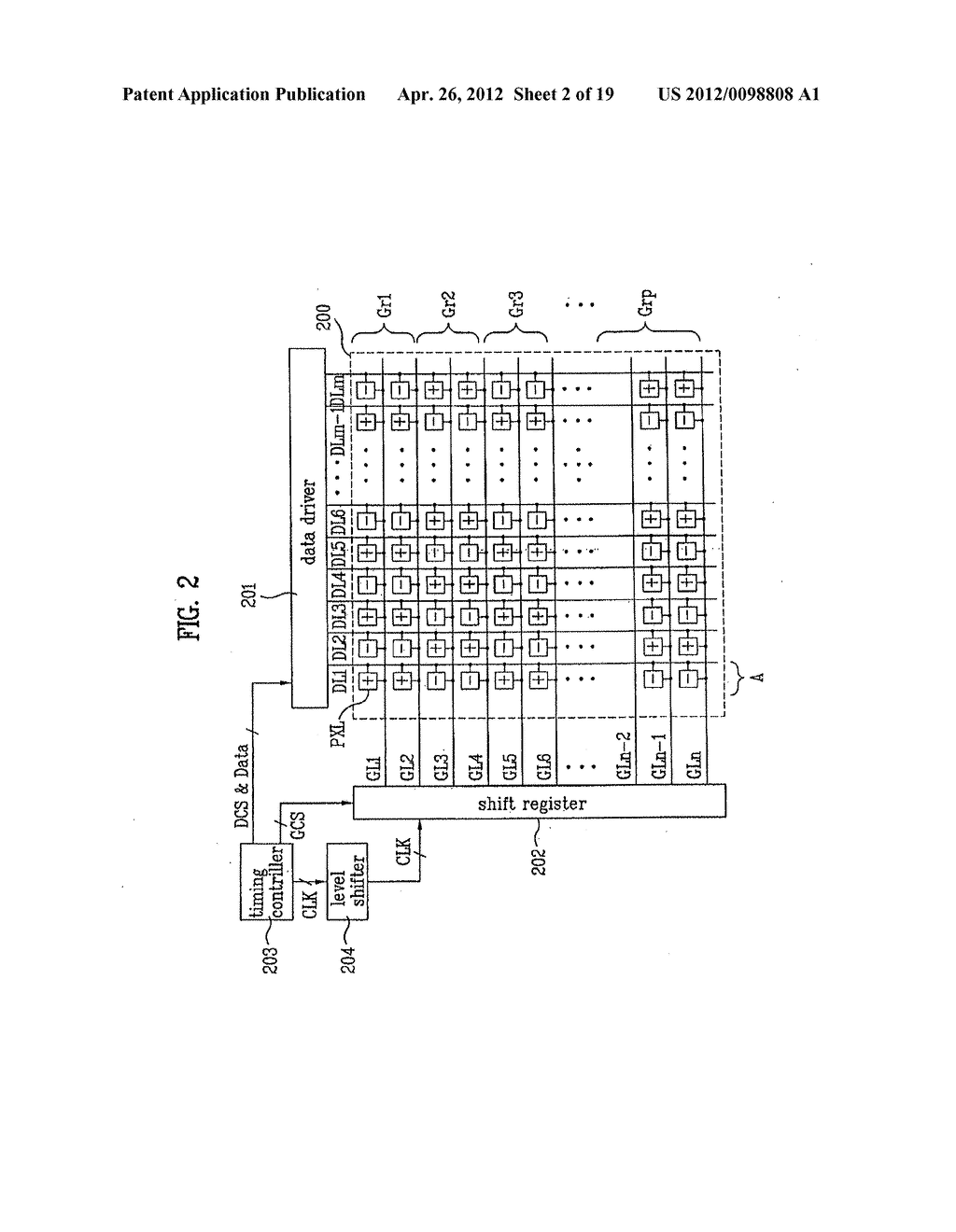 DISPLAY DEVICE AND DRIVING METHOD THEREOF - diagram, schematic, and image 03