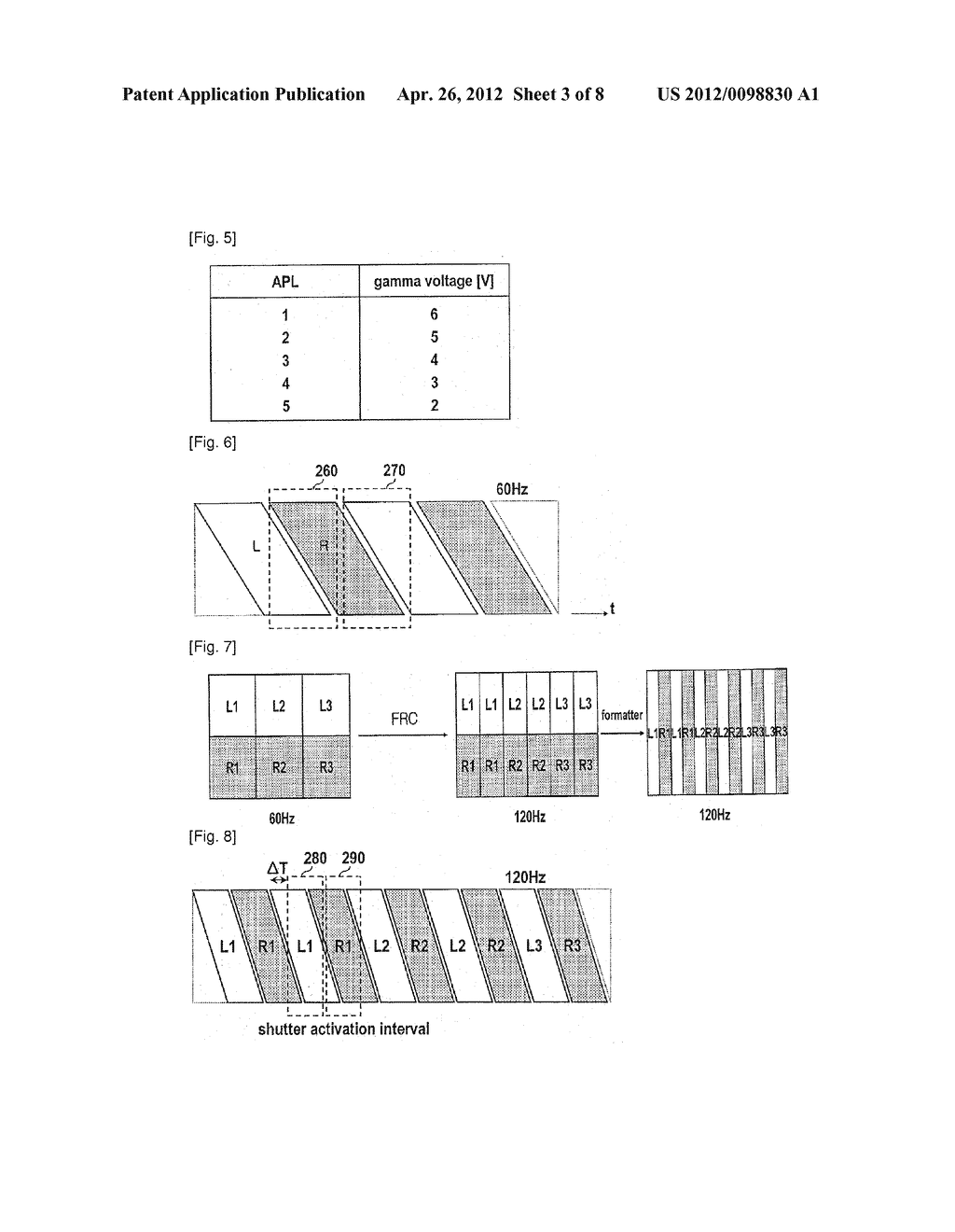 SHUTTER GLASSES, METHOD FOR ADJUSTING OPTICAL CHARACTERISTICS THEREOF, AND     3D DISPLAY SYSTEM ADAPTED FOR THE SAME - diagram, schematic, and image 04