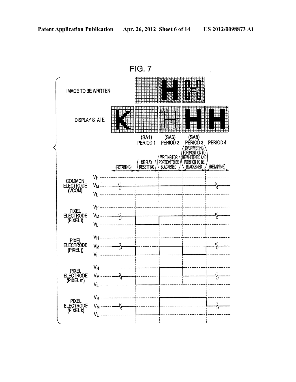 DRIVING METHOD FOR DRIVING ELECTROPHORETIC DISPLAY APPARATUS, CONTROL     CIRCUIT, AND ELECTROPHORETIC DISPLAY APPARATUS - diagram, schematic, and image 07