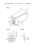 PRINTING MATERIAL CONTAINER, AND BOARD MOUNTED ON PRINTING MATERIAL     CONTAINER diagram and image