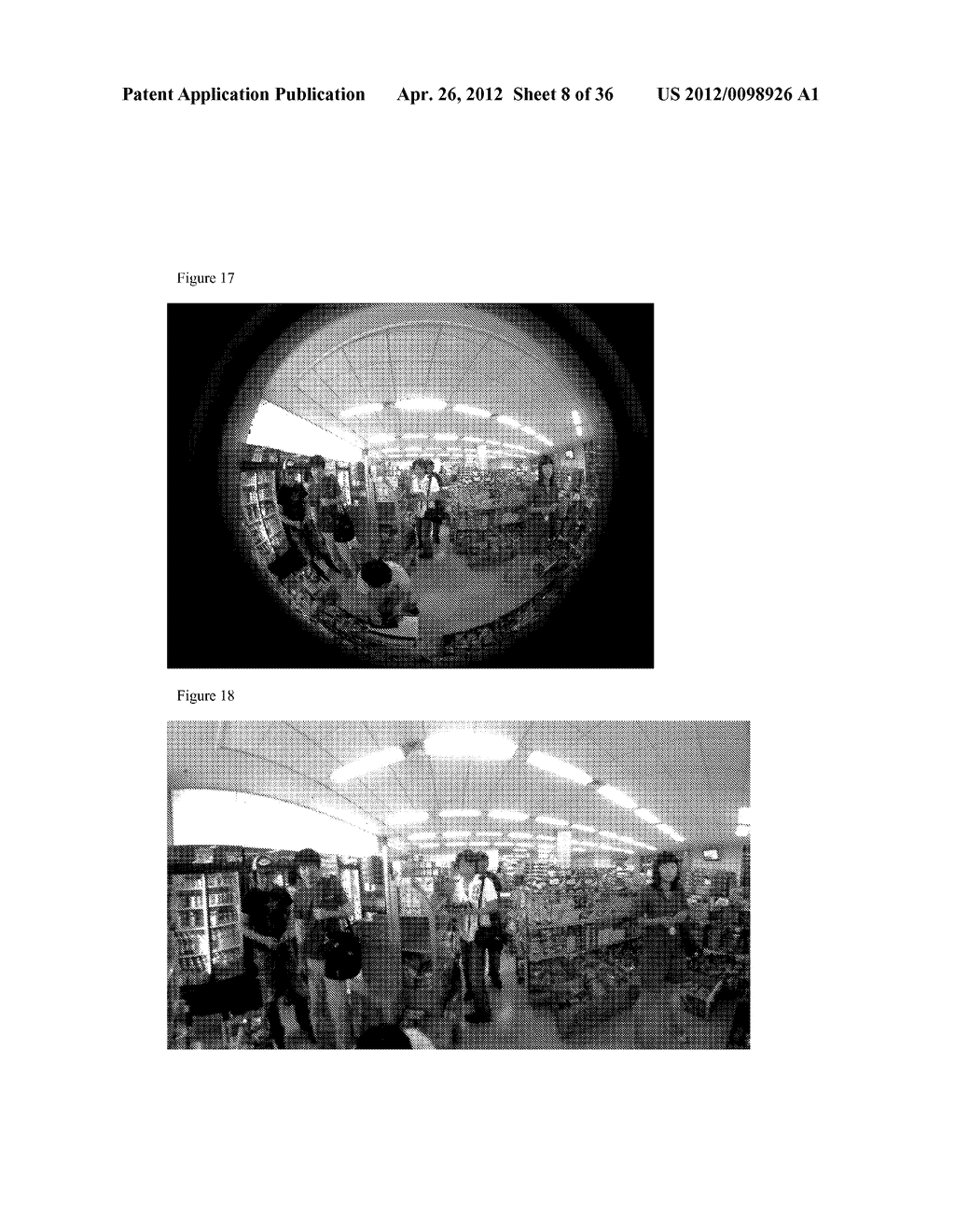 METHOD FOR OBTAINING A COMPOSITE IMAGE USING ROTATIONALLY SYMMETRICAL     WIDE-ANGLE LENSES, IMAGING SYSTEM FOR SAME, AND CMOS IMAGE SENSOR FOR     IMAGE-PROCESSING USING HARDWARE - diagram, schematic, and image 09