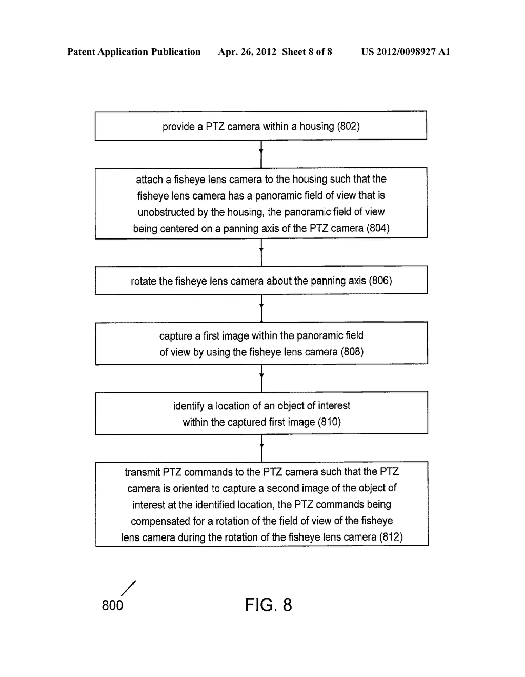 OMNI-DIRECTIONAL INTELLIGENT AUTOTOUR AND SITUATIONAL AWARE DOME     SURVEILLANCE CAMERA SYSTEM AND METHOD - diagram, schematic, and image 09