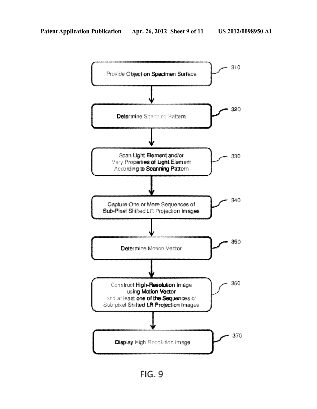 SCANNING PROJECTIVE LENSLESS MICROSCOPE SYSTEM - diagram, schematic, and image 10