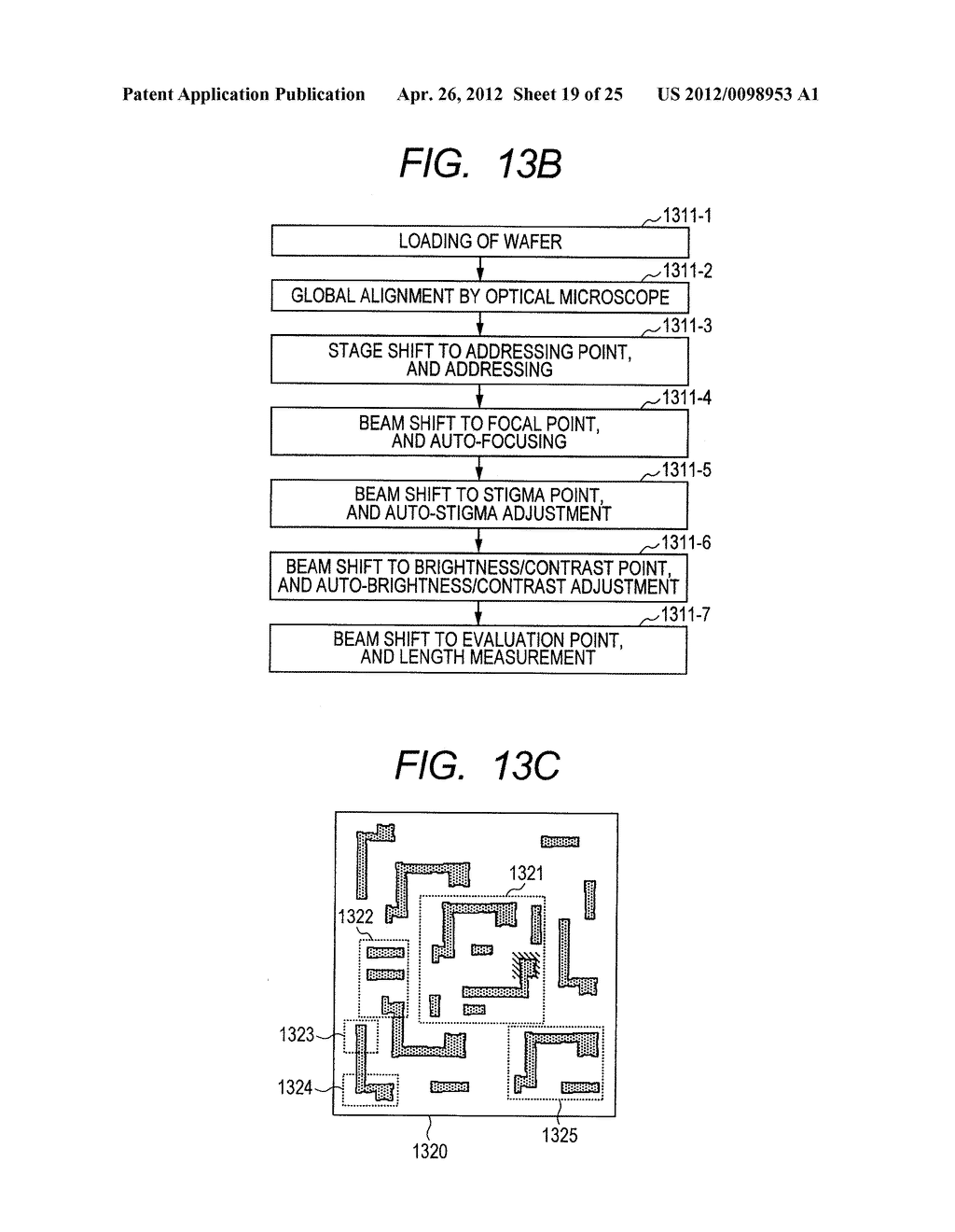 SCANNING ELECTRON MICROSCOPE DEVICE AND PATTERN DIMENSION MEASURING METHOD     USING SAME - diagram, schematic, and image 20