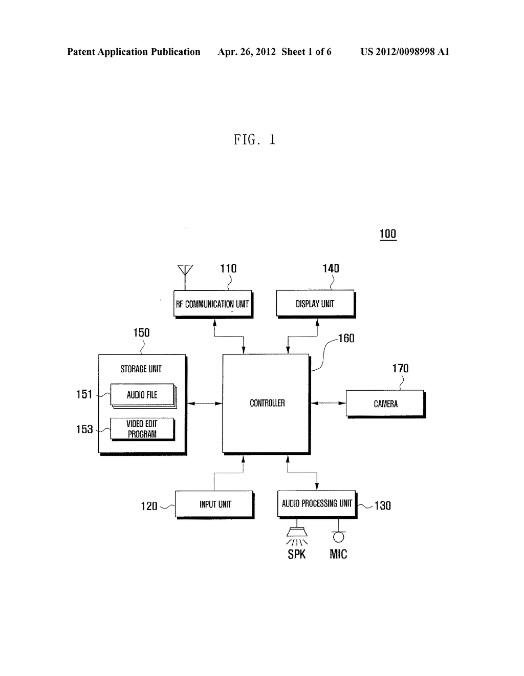 METHOD FOR COMBINING FILES AND MOBILE DEVICE ADAPTED THERETO - diagram, schematic, and image 02