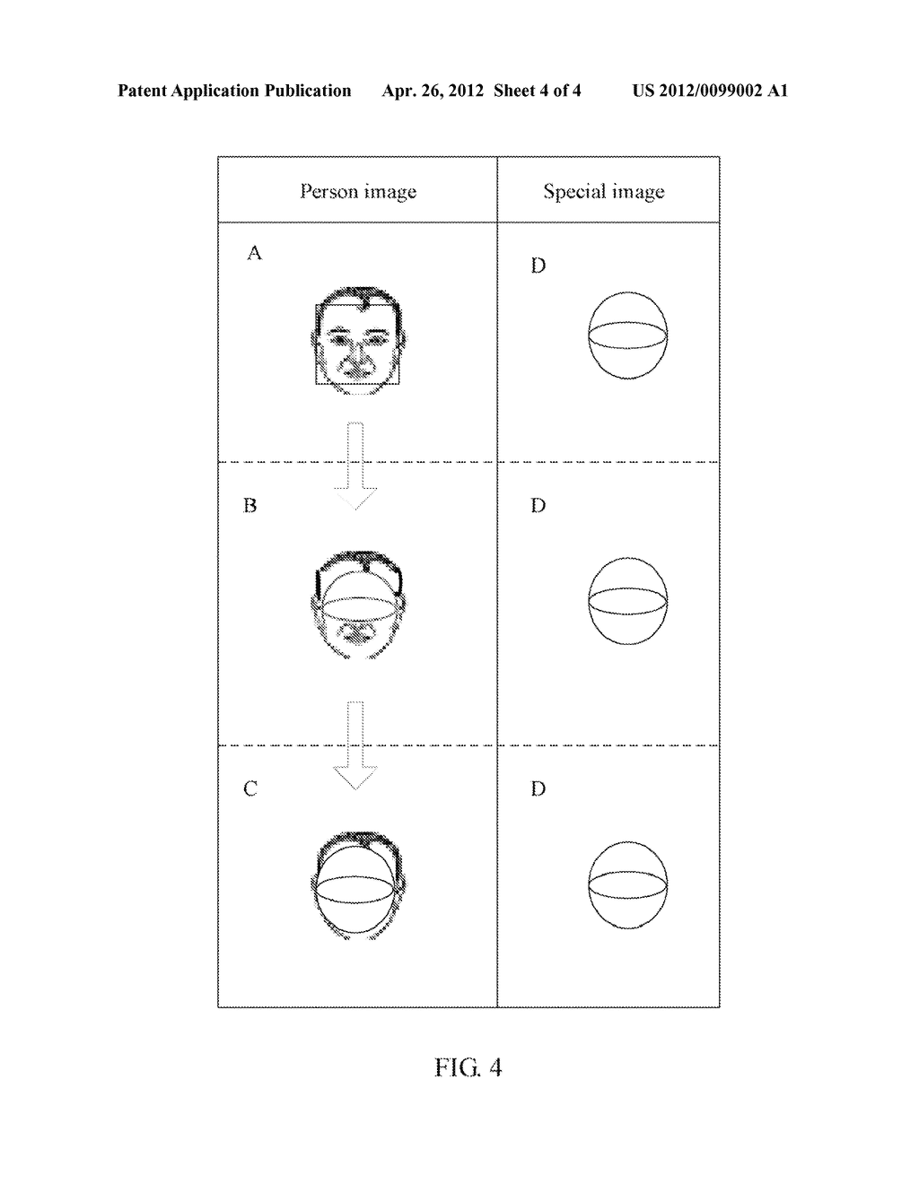 FACE IMAGE REPLACEMENT SYSTEM AND METHOD IMPLEMENTED BY PORTABLE     ELECTRONIC DEVICE - diagram, schematic, and image 05