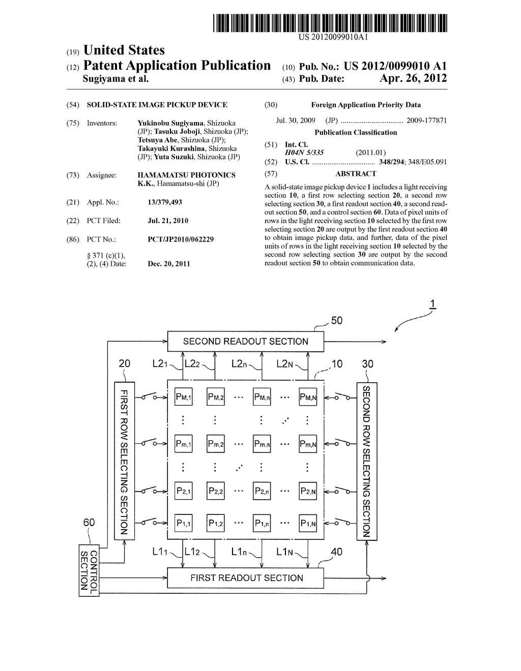 SOLID-STATE IMAGE PICKUP DEVICE - diagram, schematic, and image 01