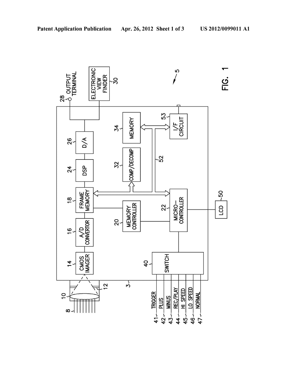 CMOS IMAGER WITH INTEGRATED CIRCUITRY - diagram, schematic, and image 02