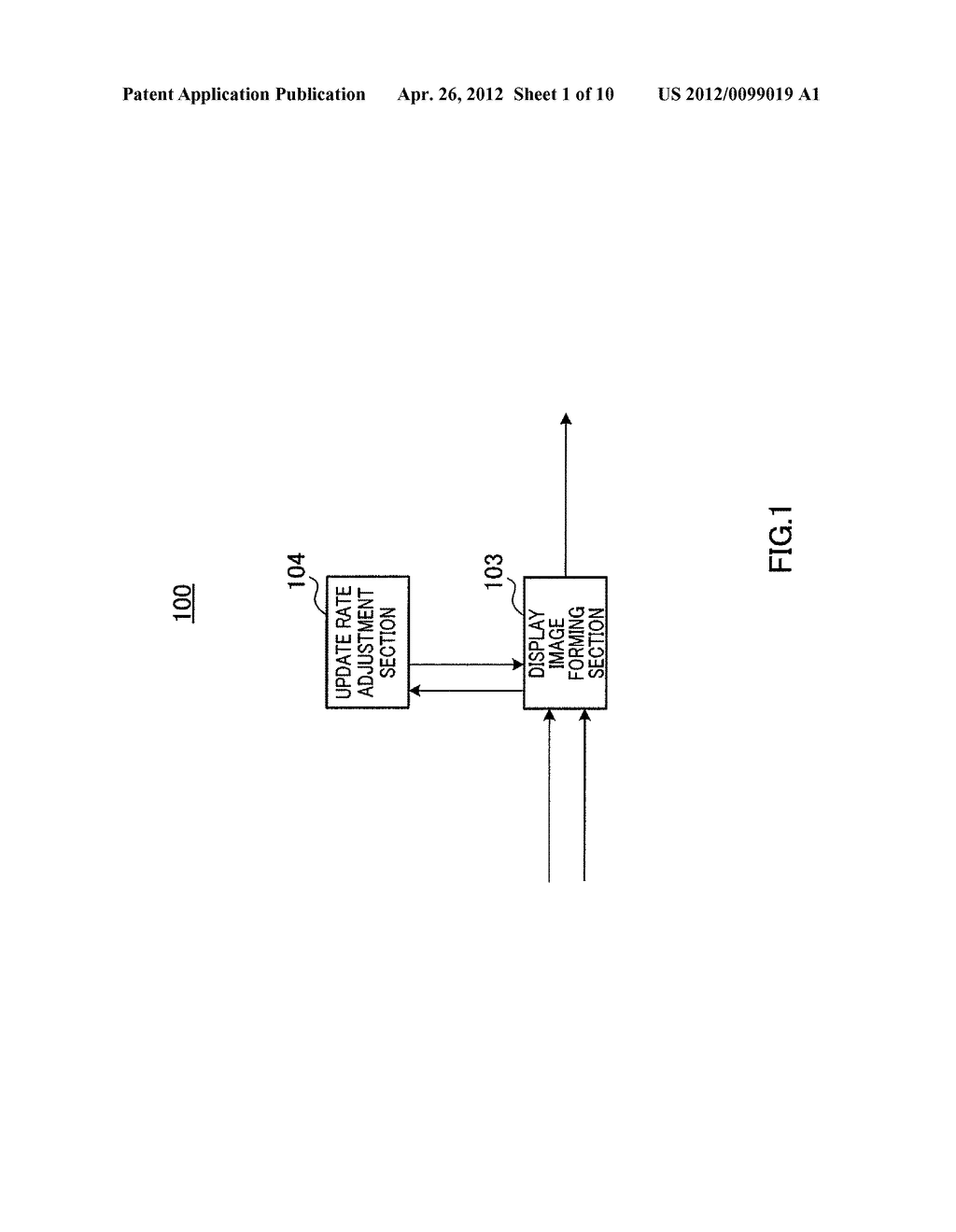 VIDEO TERMINAL AND DISPLAY IMAGE FORMING METHOD - diagram, schematic, and image 02