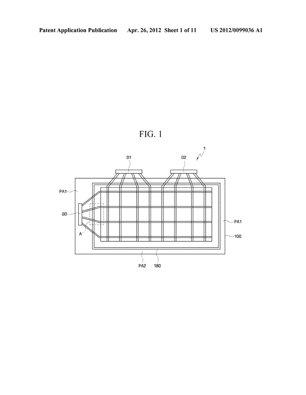 DISPLAY SUBSTRATE AND METHOD OF FABRICATING THE SAME - diagram, schematic, and image 02