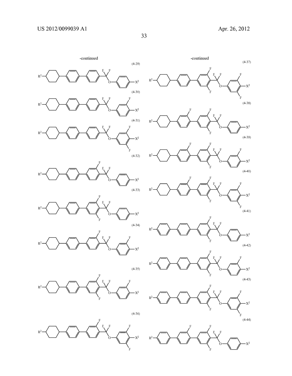 CHLOROBENZENE DERIVATIVE, OPTICALLY ISOTROPIC LIQUID CRYSTAL MEDIUM, AND     OPTICAL DEVICE - diagram, schematic, and image 35