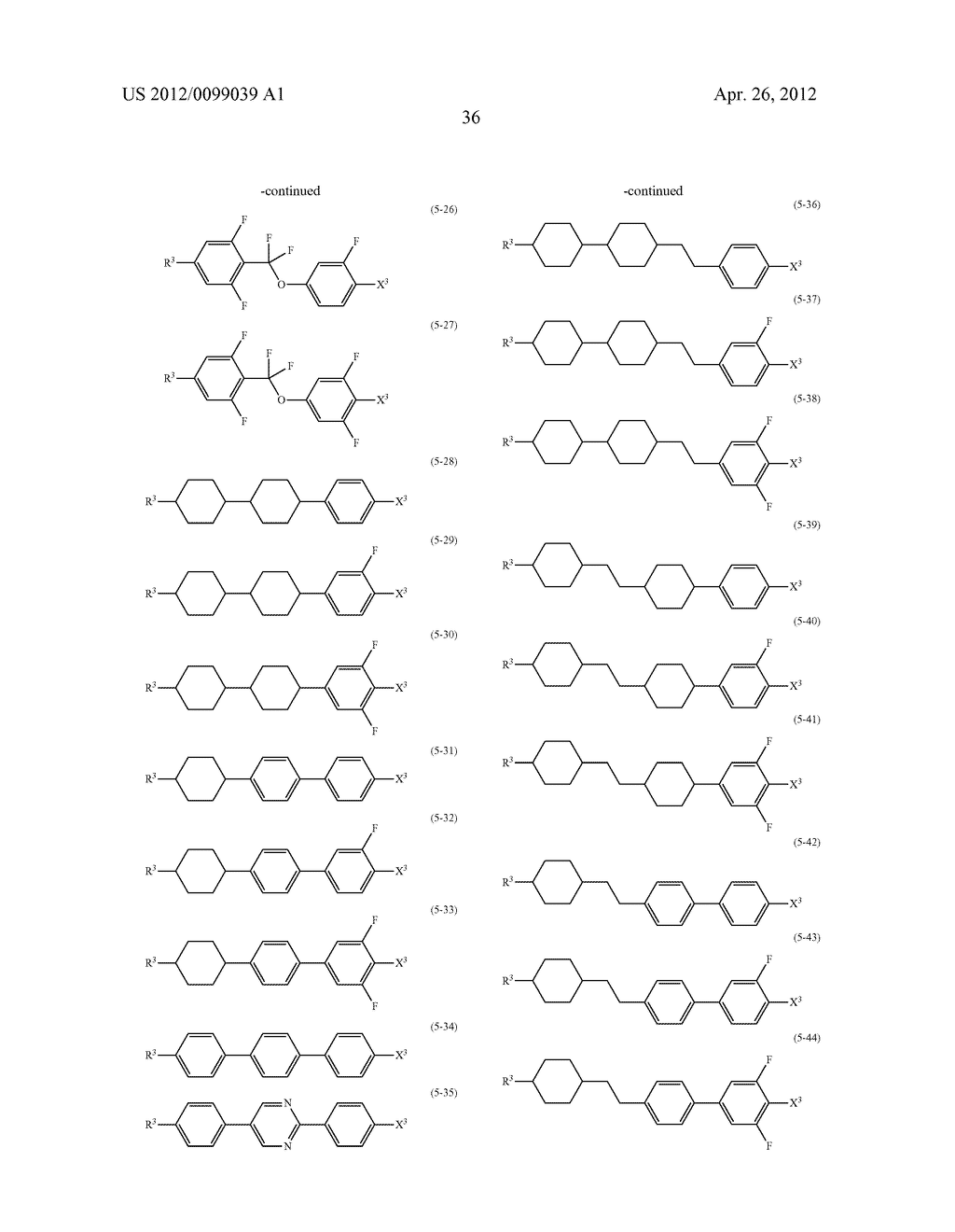 CHLOROBENZENE DERIVATIVE, OPTICALLY ISOTROPIC LIQUID CRYSTAL MEDIUM, AND     OPTICAL DEVICE - diagram, schematic, and image 38