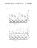 RETROREFLECTIVE SHEETING OF MICRO GLASS SPHERE PROVIDED WITH IMAGE HAVING     VISUAL DIRECTION diagram and image