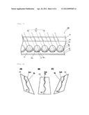 RETROREFLECTIVE SHEETING OF MICRO GLASS SPHERE PROVIDED WITH IMAGE HAVING     VISUAL DIRECTION diagram and image