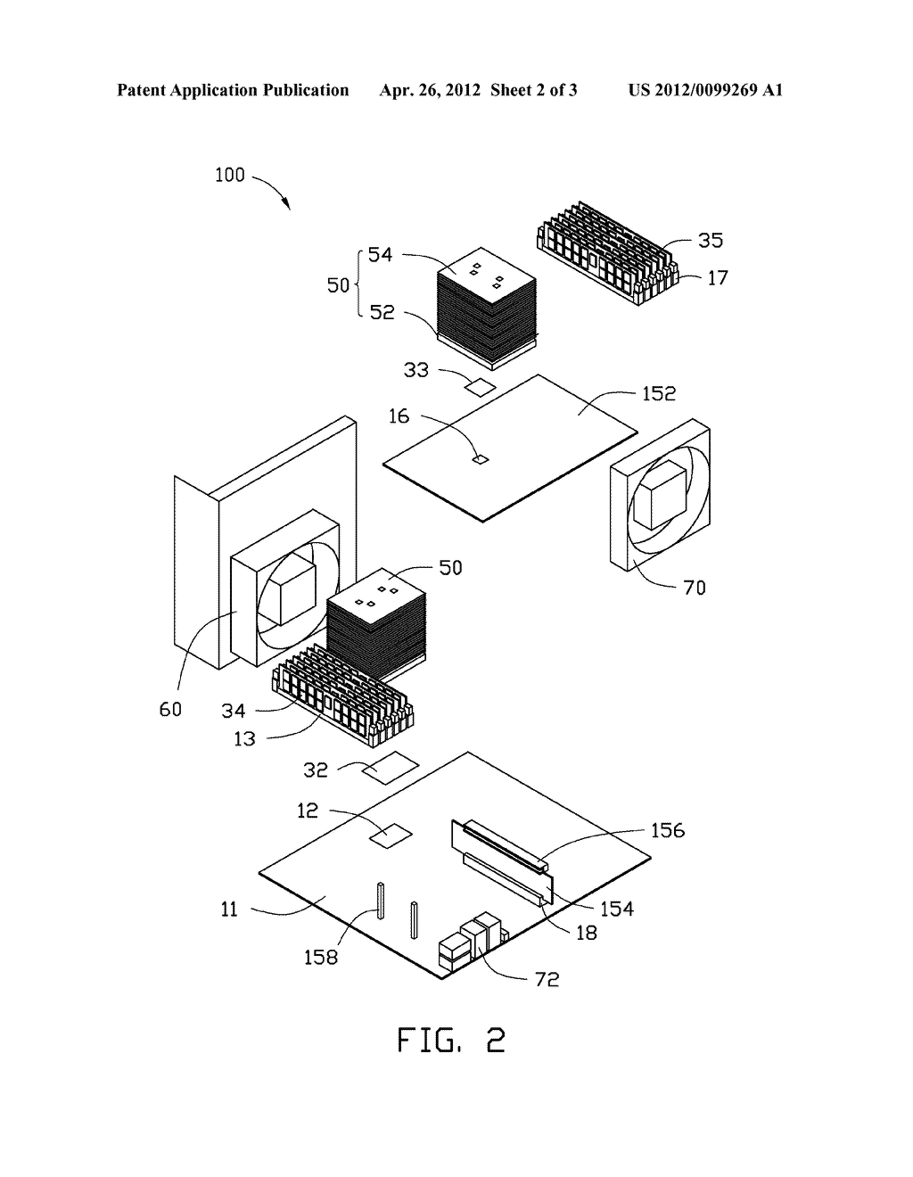 MOTHERBOARD AND ELECTRONIC DEVICE EMPLOYING THE SAME - diagram, schematic, and image 03