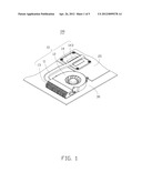 ELECTRONIC APPARATUS WITH HEAT DISSIPATION DEVICE diagram and image