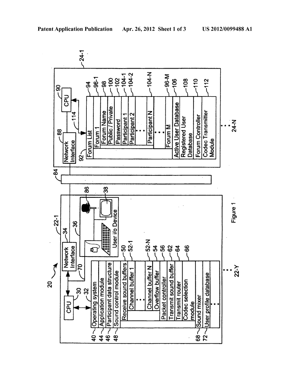 System and Method for Providing Internet Based Phone Conferences Using     Multiple Codecs - diagram, schematic, and image 02