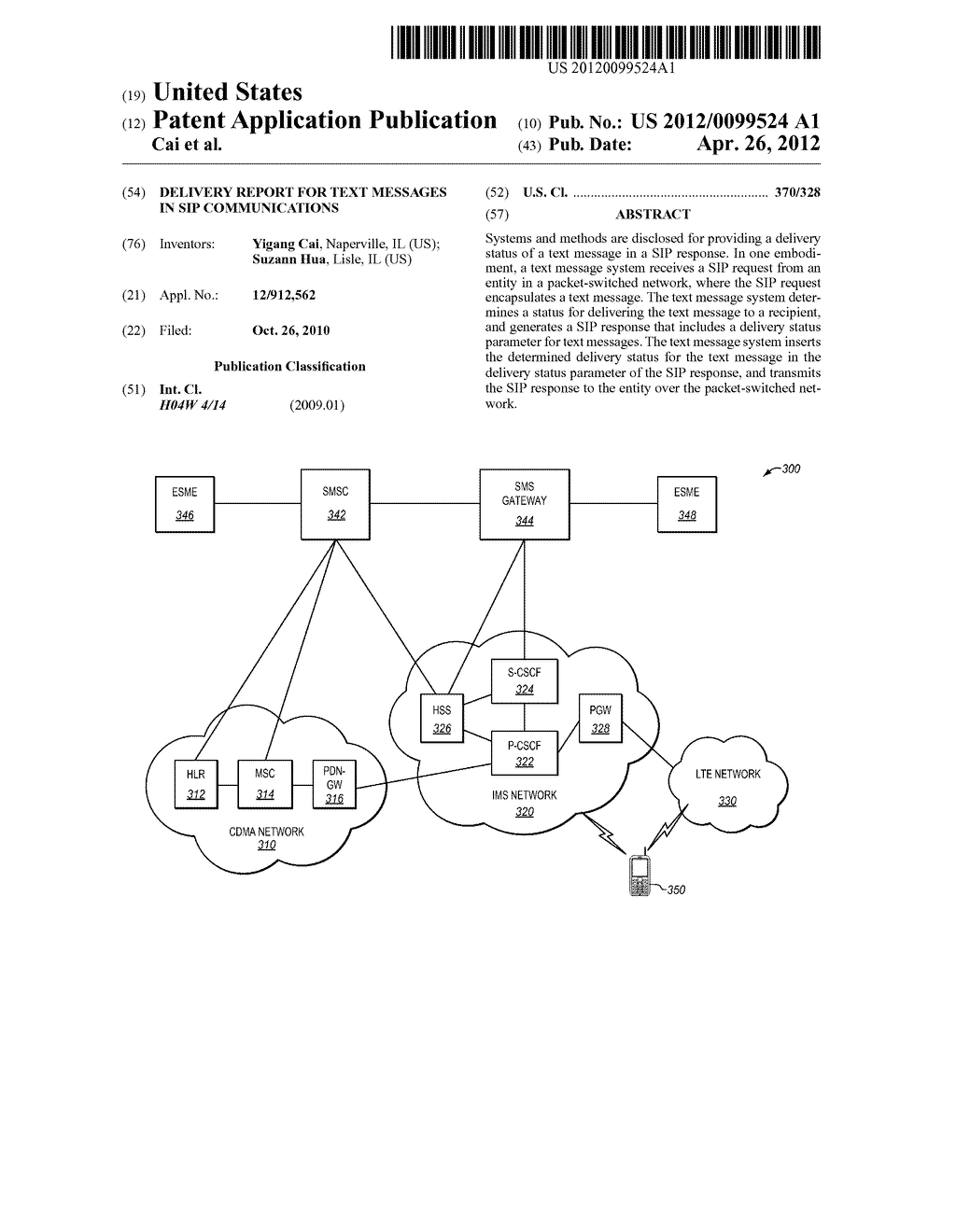 DELIVERY REPORT FOR TEXT MESSAGES IN SIP COMMUNICATIONS - diagram, schematic, and image 01