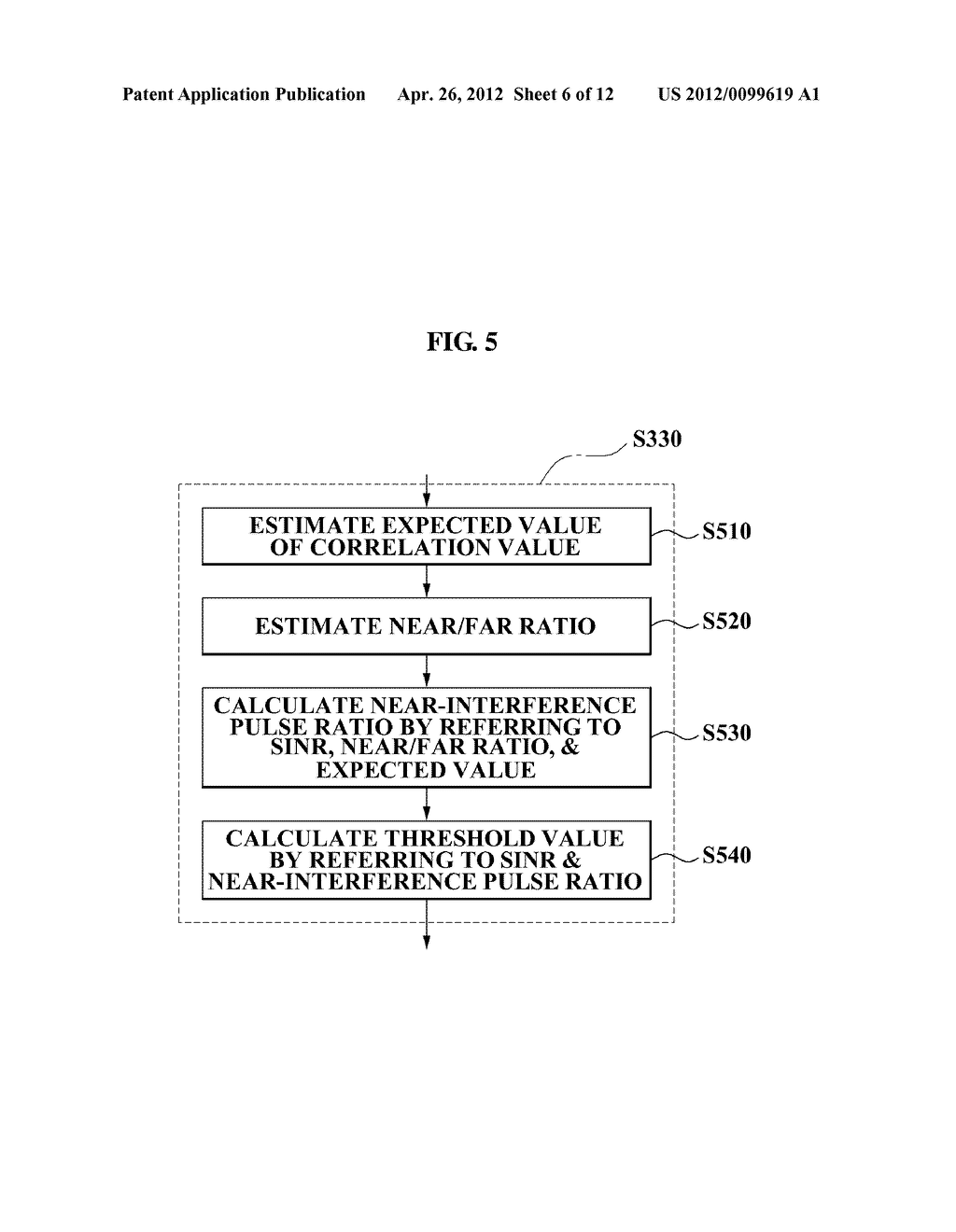 METHOD FOR INTERFERENCE CONTROL BY AN ULTRA-WIDEBAND WIRELESS     COMMUNICATION SYSTEM IN A MULTI-USER ENVIRONMENT AND A RECEIVER FOR     PERFORMING THE SAME - diagram, schematic, and image 07