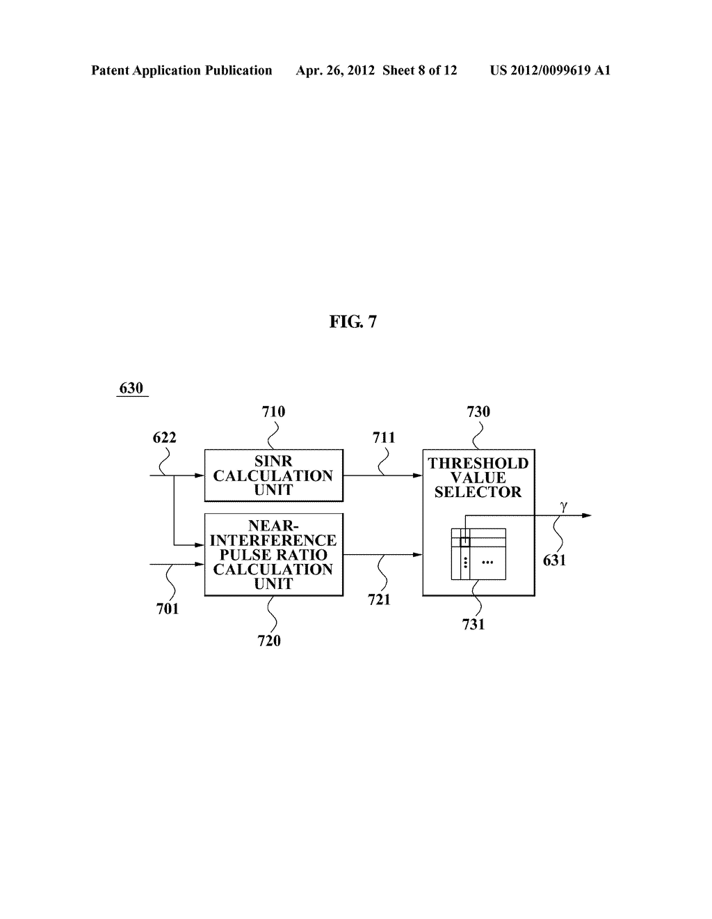 METHOD FOR INTERFERENCE CONTROL BY AN ULTRA-WIDEBAND WIRELESS     COMMUNICATION SYSTEM IN A MULTI-USER ENVIRONMENT AND A RECEIVER FOR     PERFORMING THE SAME - diagram, schematic, and image 09
