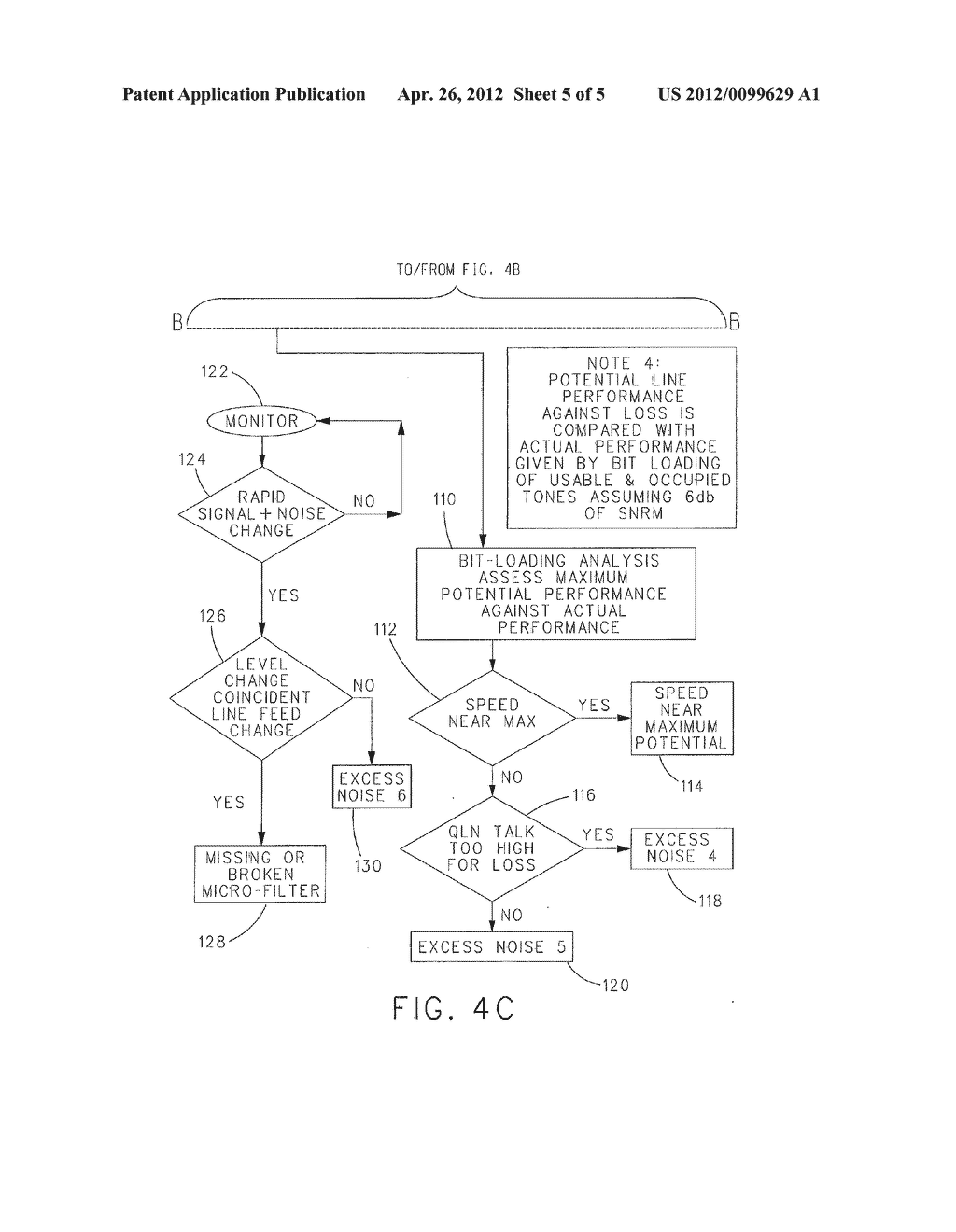 Communications Wiring Noise Level Monitor and Alarm Indicator - diagram, schematic, and image 06