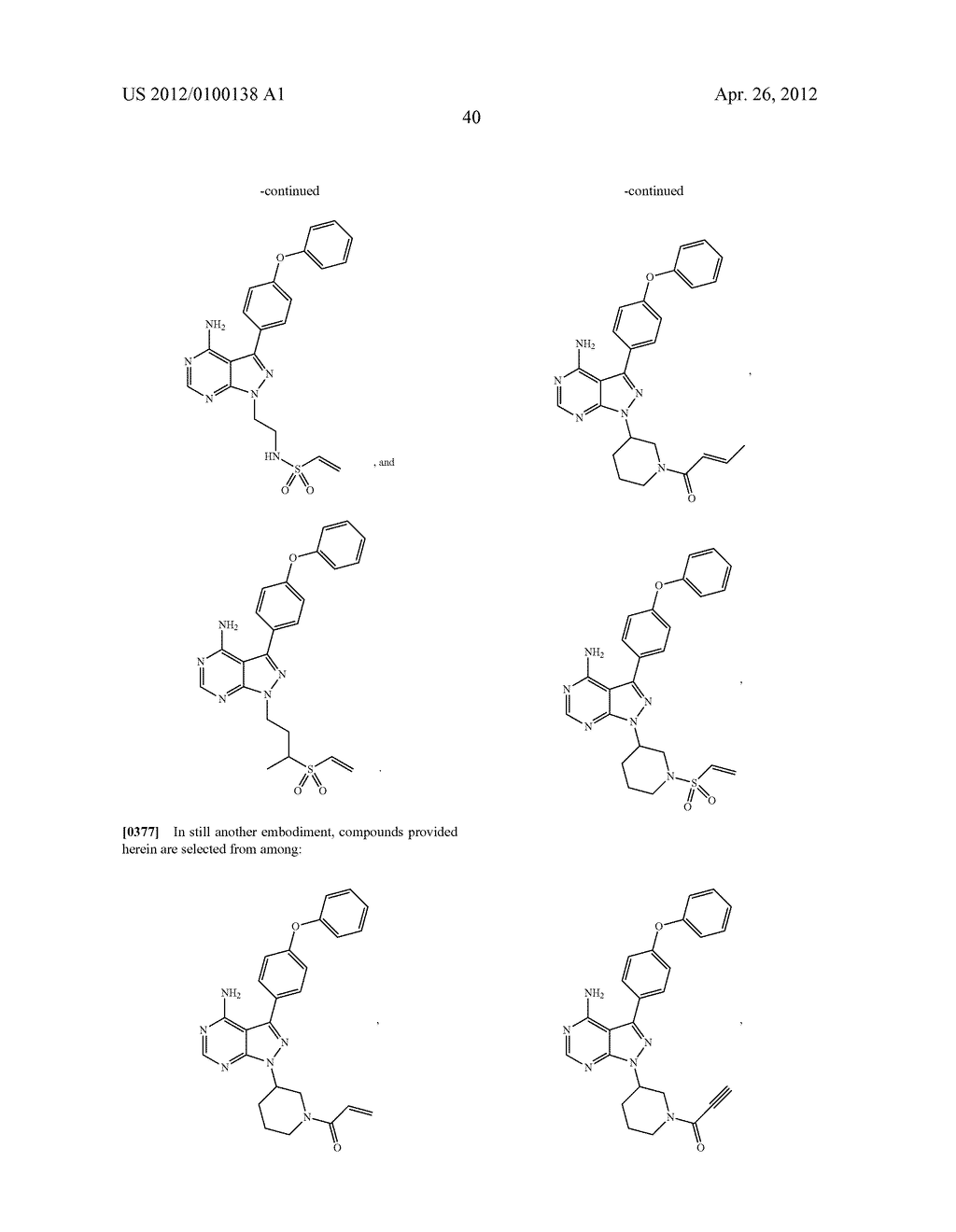 THE USE OF INHIBITORS OF BRUTON'S TYROSINE KINASE (BTK) - diagram, schematic, and image 80