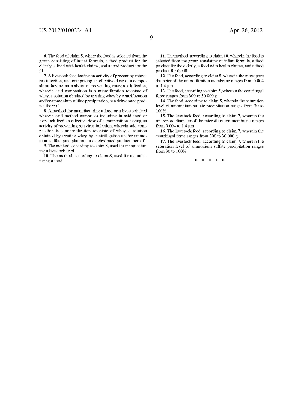 Compositions Against Rotavirus Infection and Processes For Producing The     Same - diagram, schematic, and image 11