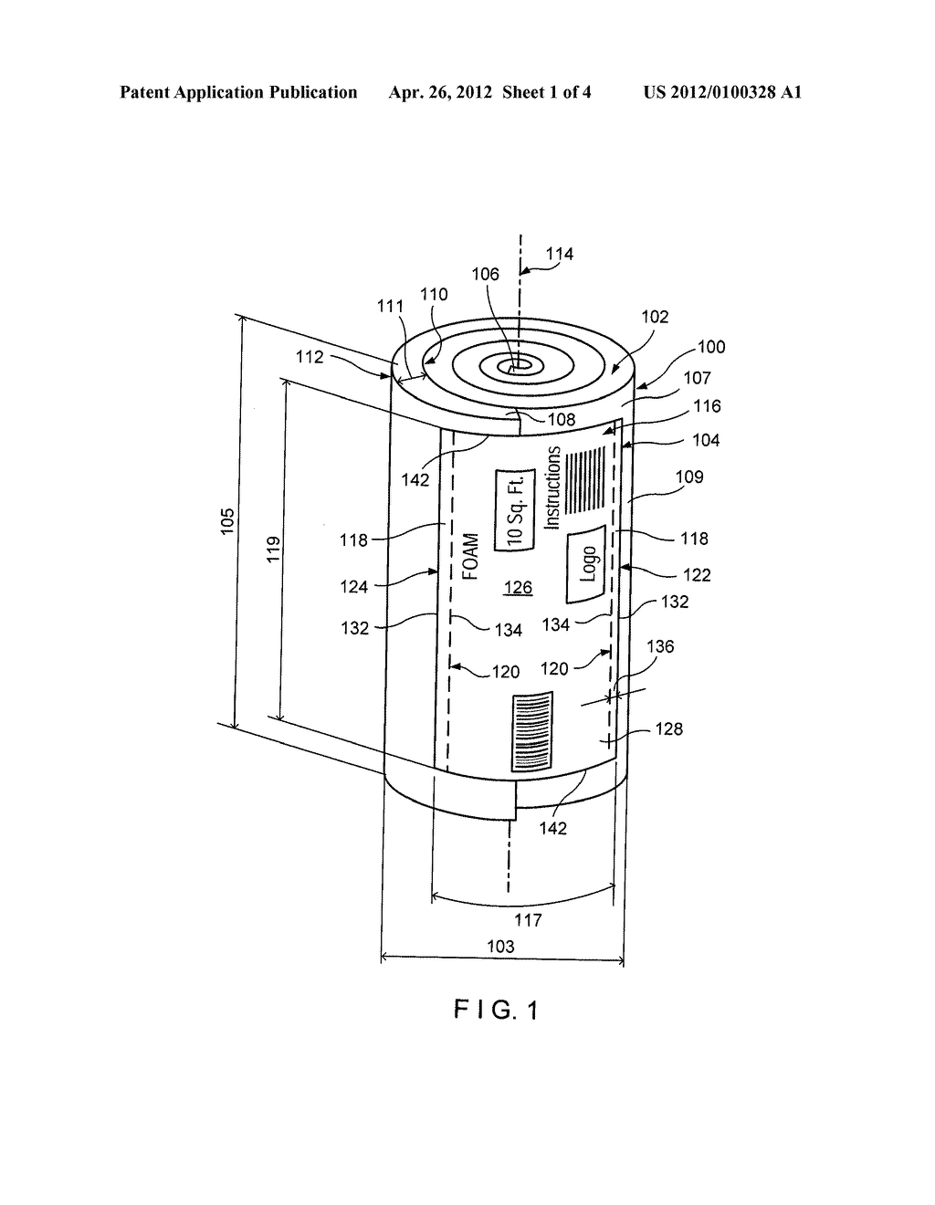 PARTABLE ROLL LABEL - diagram, schematic, and image 02