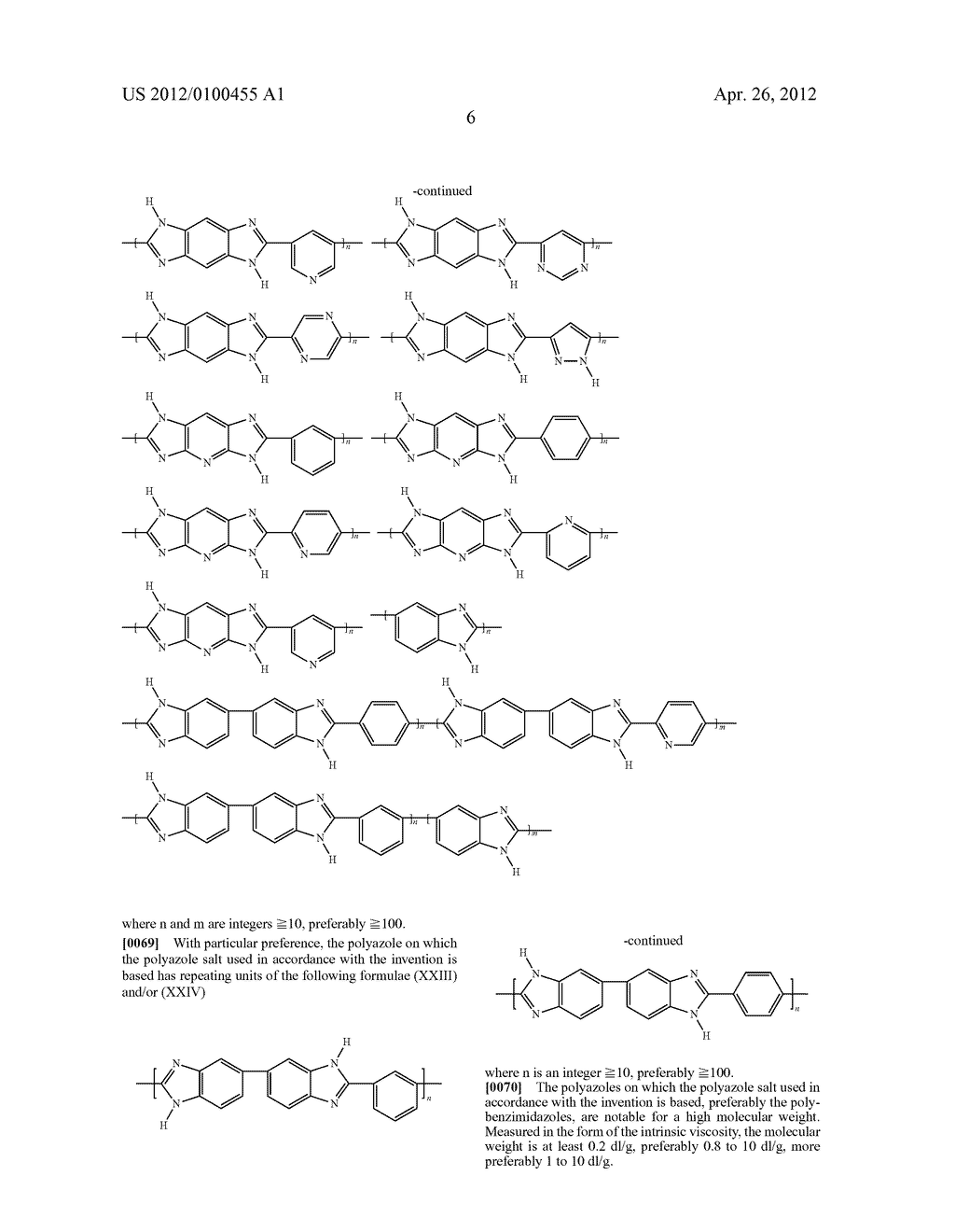 CATALYST SUPPORT MATERIAL COMPRISING POLYAZOLE SALT, ELECTROCHEMICAL     CATALYST, AND THE PREPARATION OF A GAS DIFFUSION ELECTRODE AND A     MEMBRANE-ELECTRODE ASSEMBLY THEREFROM - diagram, schematic, and image 07