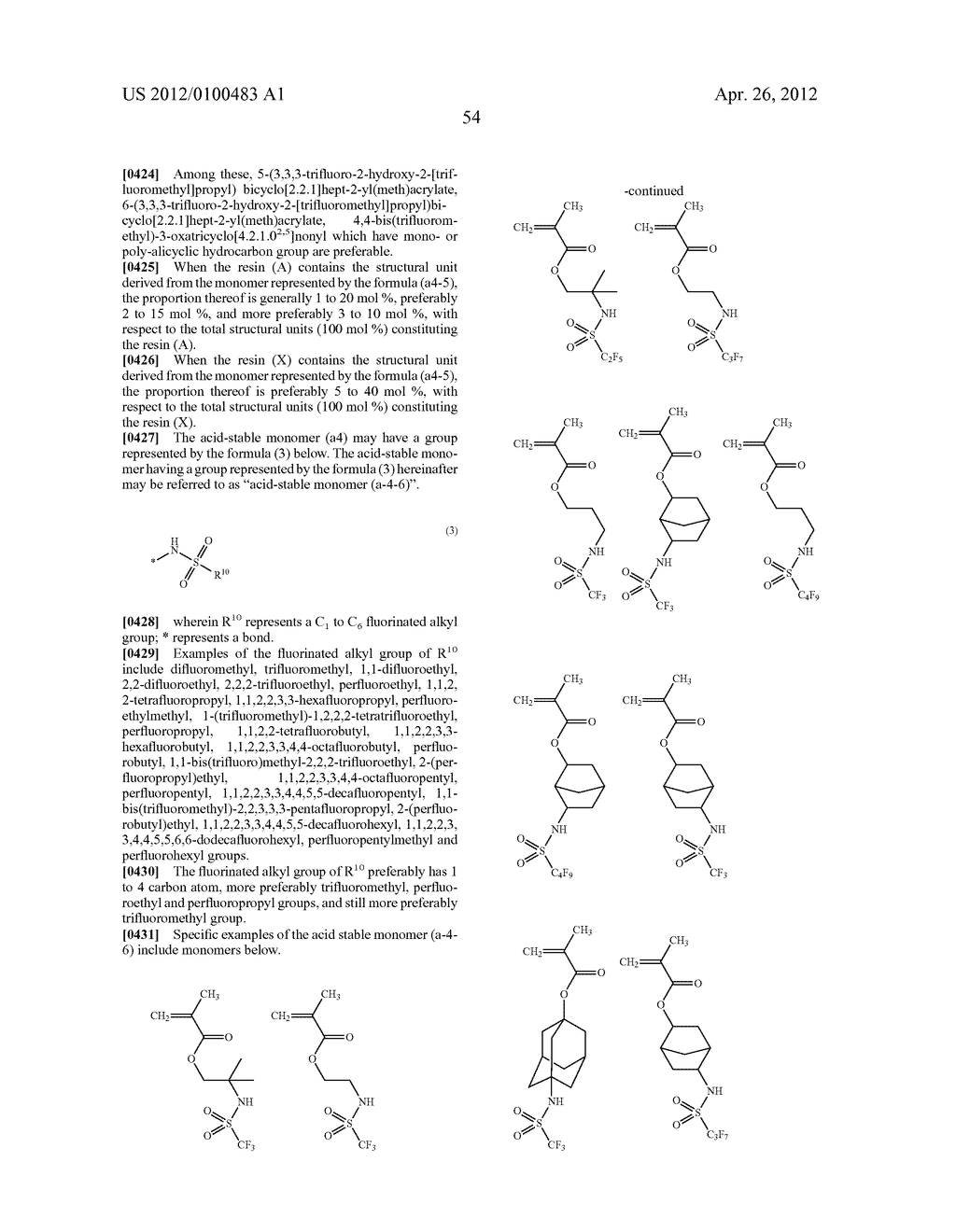 RESIST COMPOSITION AND METHOD FOR PRODUCING RESIST PATTERN - diagram, schematic, and image 55