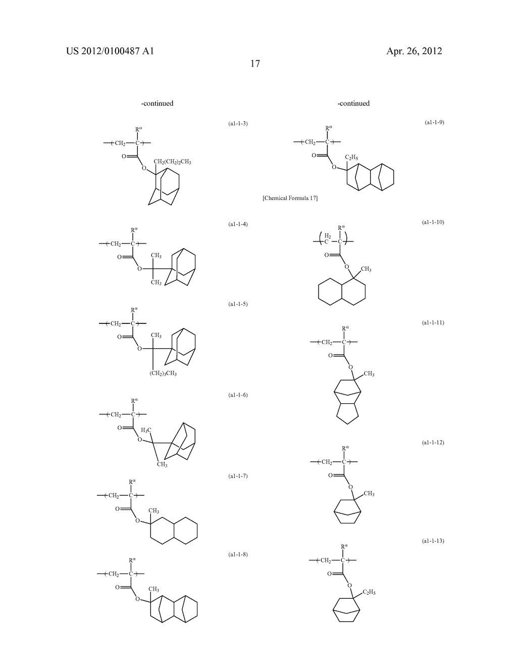 RESIST COMPOSITION, METHOD OF FORMING RESIST PATTERN, AND POLYMERIC     COMPOUND - diagram, schematic, and image 18