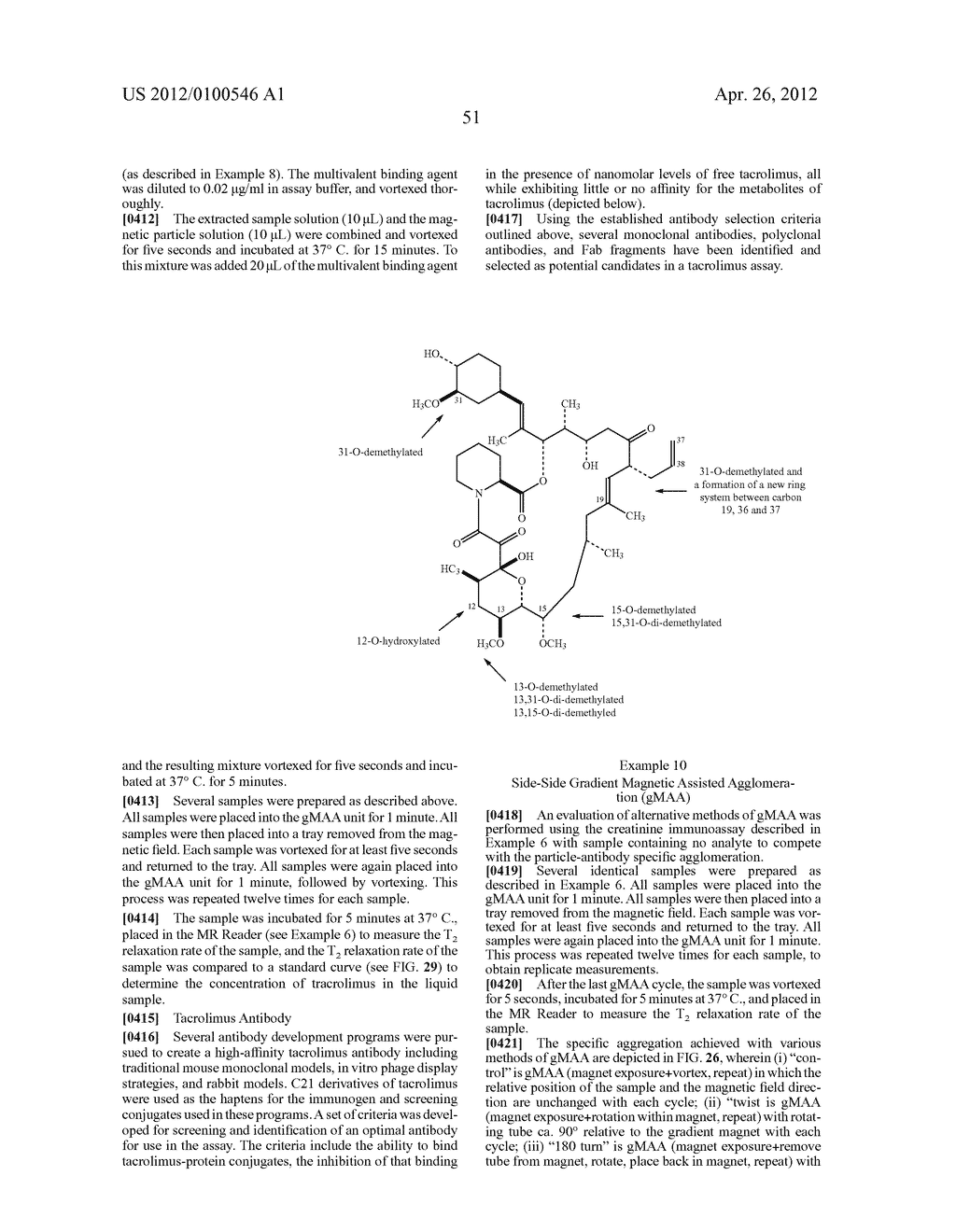 NMR SYSTEMS AND METHODS FOR THE RAPID DETECTION OF ANALYTES - diagram, schematic, and image 96