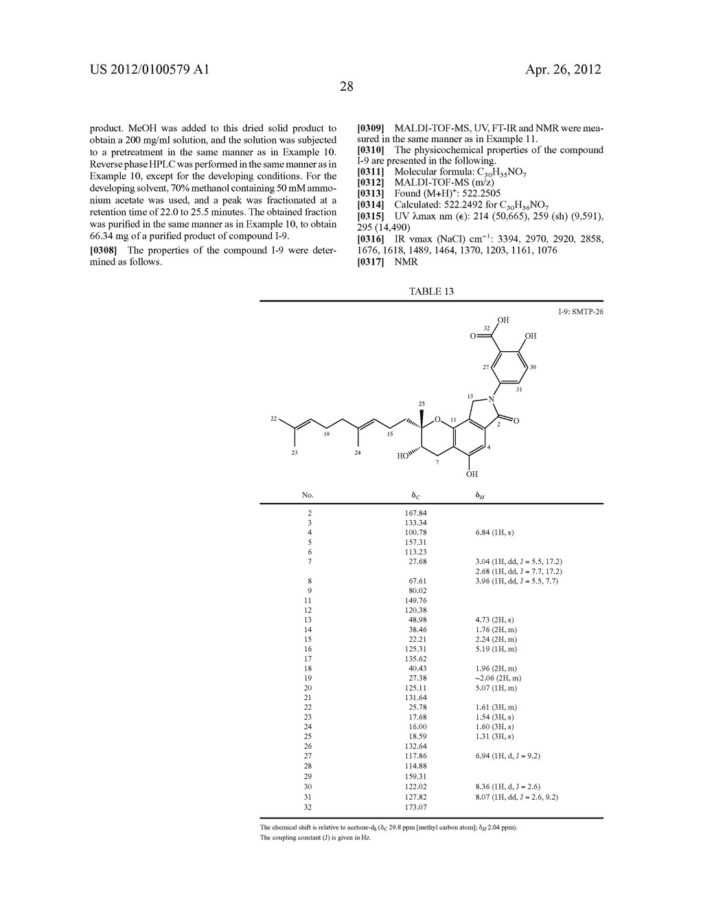 TRIPRENYL PHENOL COMPOUND, PROCESS FOR PRODUCTION OF TRIPRENYL PHENOL     COMPOUND, AND THROMBOLYSIS ENHANCER - diagram, schematic, and image 33