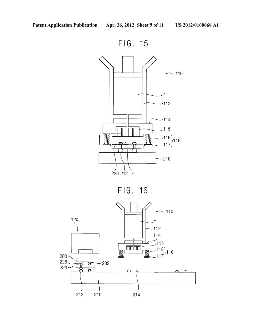 METHOD OF MANUFACTURING A FLIP CHIP PACKAGE AND APPARATUS TO ATTACH A     SEMICONDUCTOR CHIP USED IN THE METHOD - diagram, schematic, and image 10