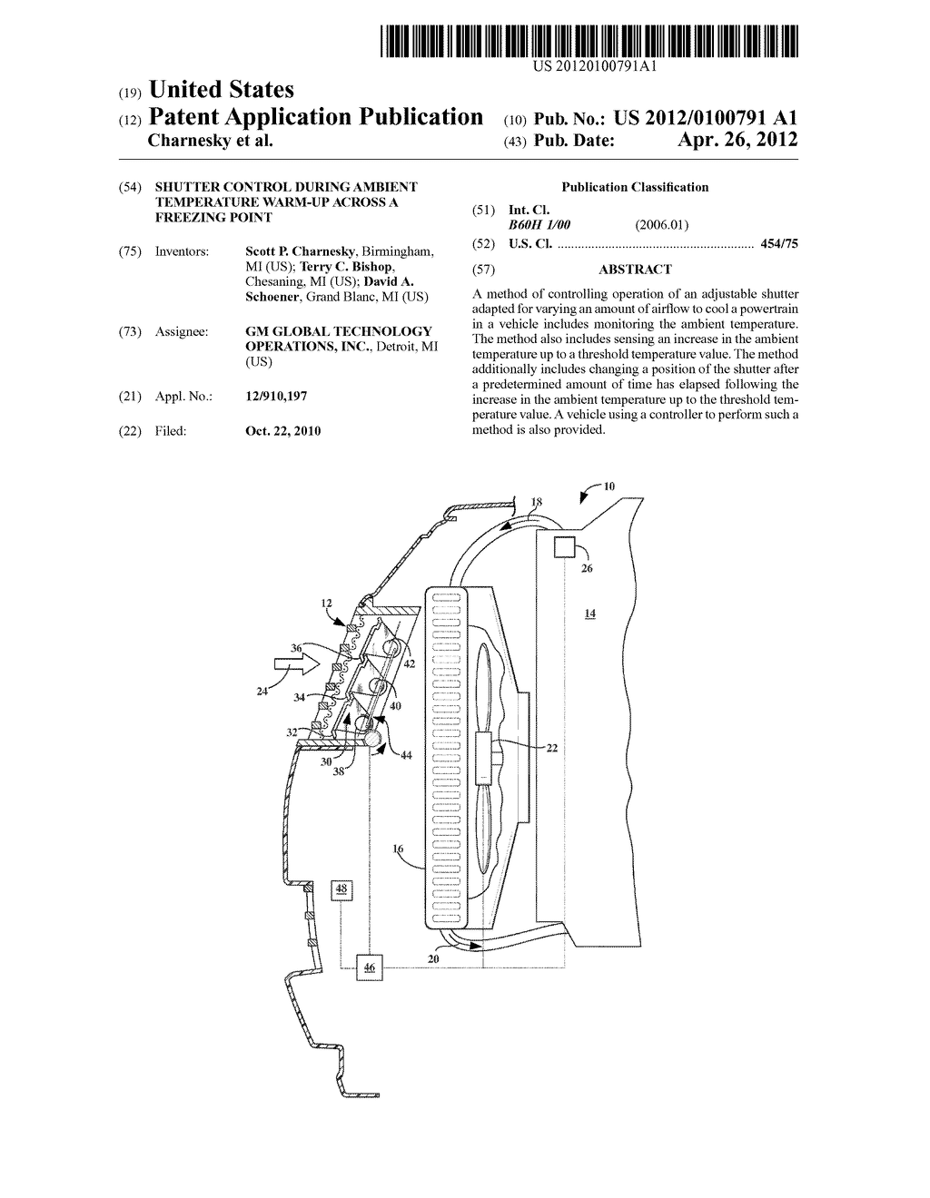 SHUTTER CONTROL DURING AMBIENT TEMPERATURE WARM-UP ACROSS A FREEZING POINT - diagram, schematic, and image 01