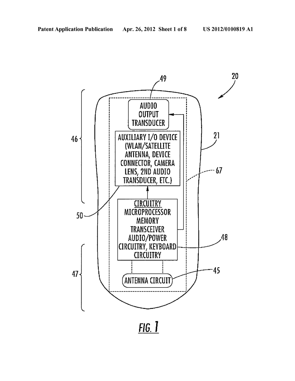 MOBILE WIRELESS COMMUNICATIONS DEVICE WITH REDUCED HARMONICS RESULTING     FROM METAL SHIELD COUPLING - diagram, schematic, and image 02