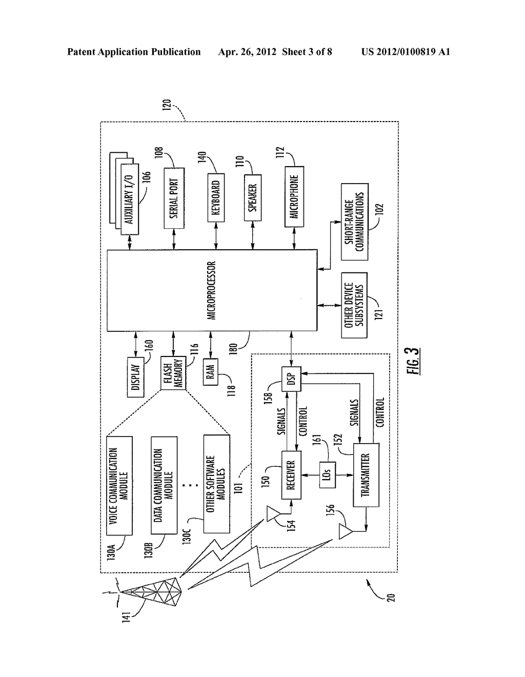 MOBILE WIRELESS COMMUNICATIONS DEVICE WITH REDUCED HARMONICS RESULTING     FROM METAL SHIELD COUPLING - diagram, schematic, and image 04