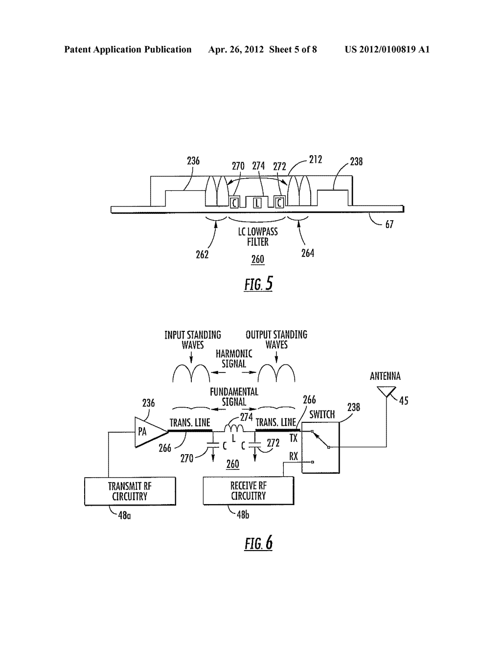 MOBILE WIRELESS COMMUNICATIONS DEVICE WITH REDUCED HARMONICS RESULTING     FROM METAL SHIELD COUPLING - diagram, schematic, and image 06