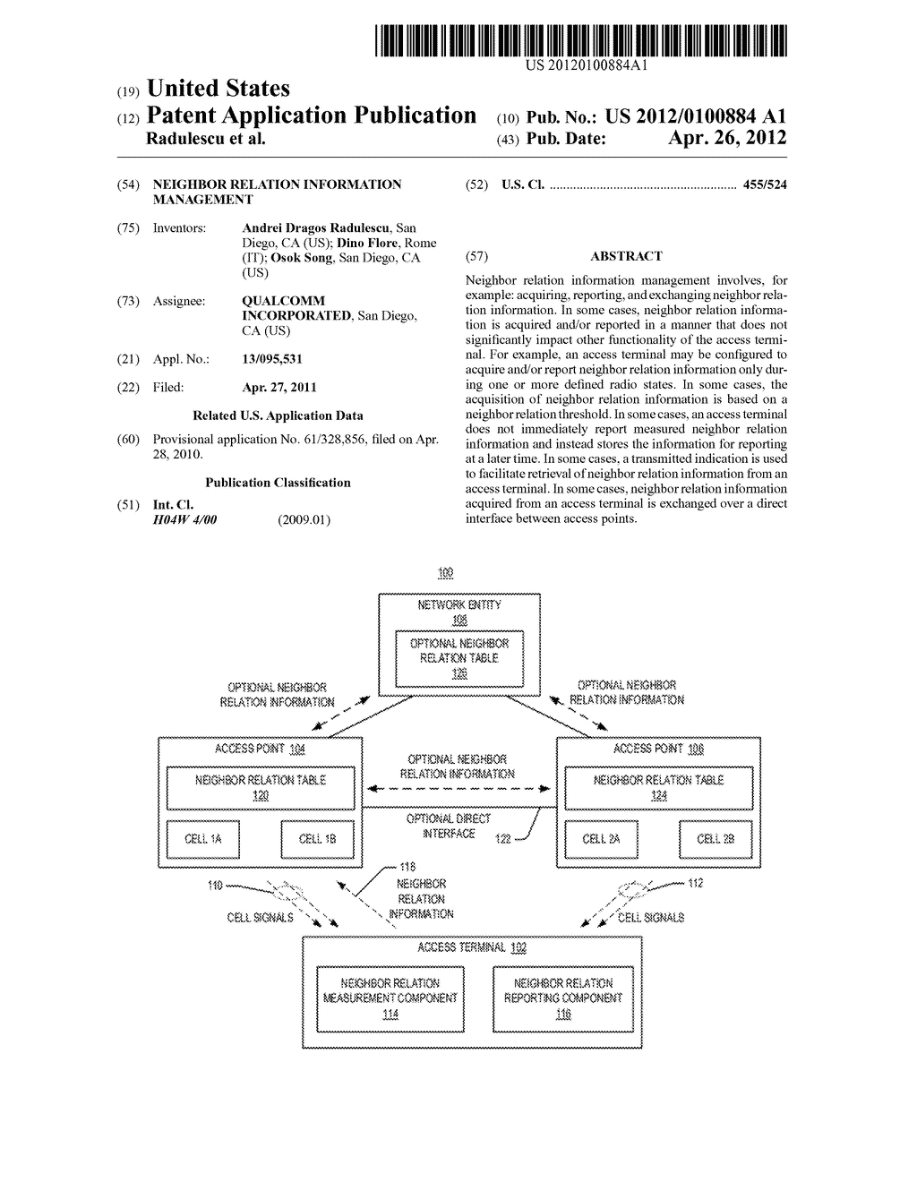 NEIGHBOR RELATION INFORMATION MANAGEMENT - diagram, schematic, and image 01