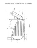 GOLF CLUB HEAD WITH TOP LINE INSERT diagram and image