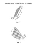 GOLF CLUB HEAD WITH TOP LINE INSERT diagram and image