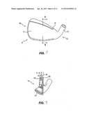 GOLF CLUB HEAD WITH TOP LINE INSERT diagram and image